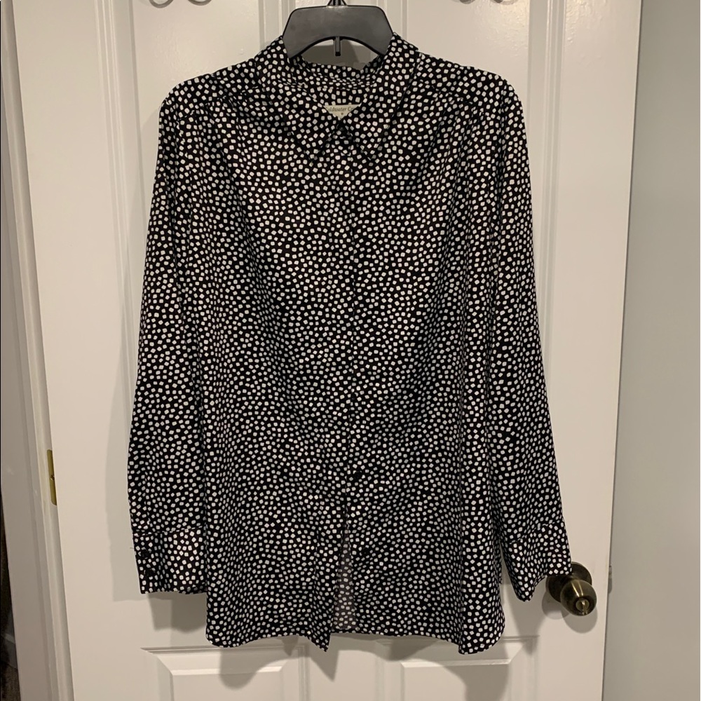 Coldwater Creek Patterned Dress Shirt